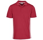 Mens Zeus Golf Shirt Red