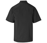 Unisex Short Sleeve Zest Chef Jacket Black