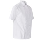 Unisex Short Sleeve Zest Chef Jacket White