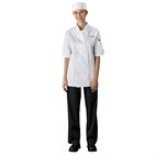 Unisex Short Sleeve Zest Chef Jacket ALT-ZSS_ALT-ZSS-W-MOFR9-LOGO