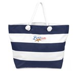 US Basic Coastline Cotton Beach Bag Navy