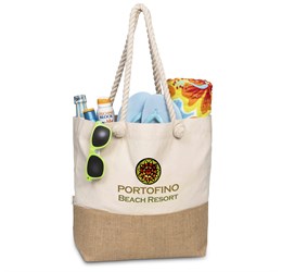 promo: Okiyo Suna Jute & Cotton Beach Bag (Natural)!