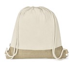 Okiyo Bijin Jute & Cotton Drawstring Bag BAG-4763_BAG-4763-01-NO-LOGO