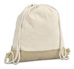 Okiyo Bijin Jute & Cotton Drawstring Bag BAG-4763_BAG-4763-02-NO-LOGO