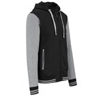 Mens Princeton Hooded Sweater - Black BAS-10250_BAS-10250-BL-GHSI
