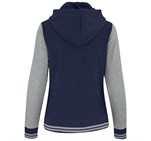 Ladies Princeton Hooded Sweater - Navy BAS-10251_BAS-10251-N-GHBK