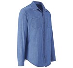 Mens Long Sleeve Eastwood Shirt Blue