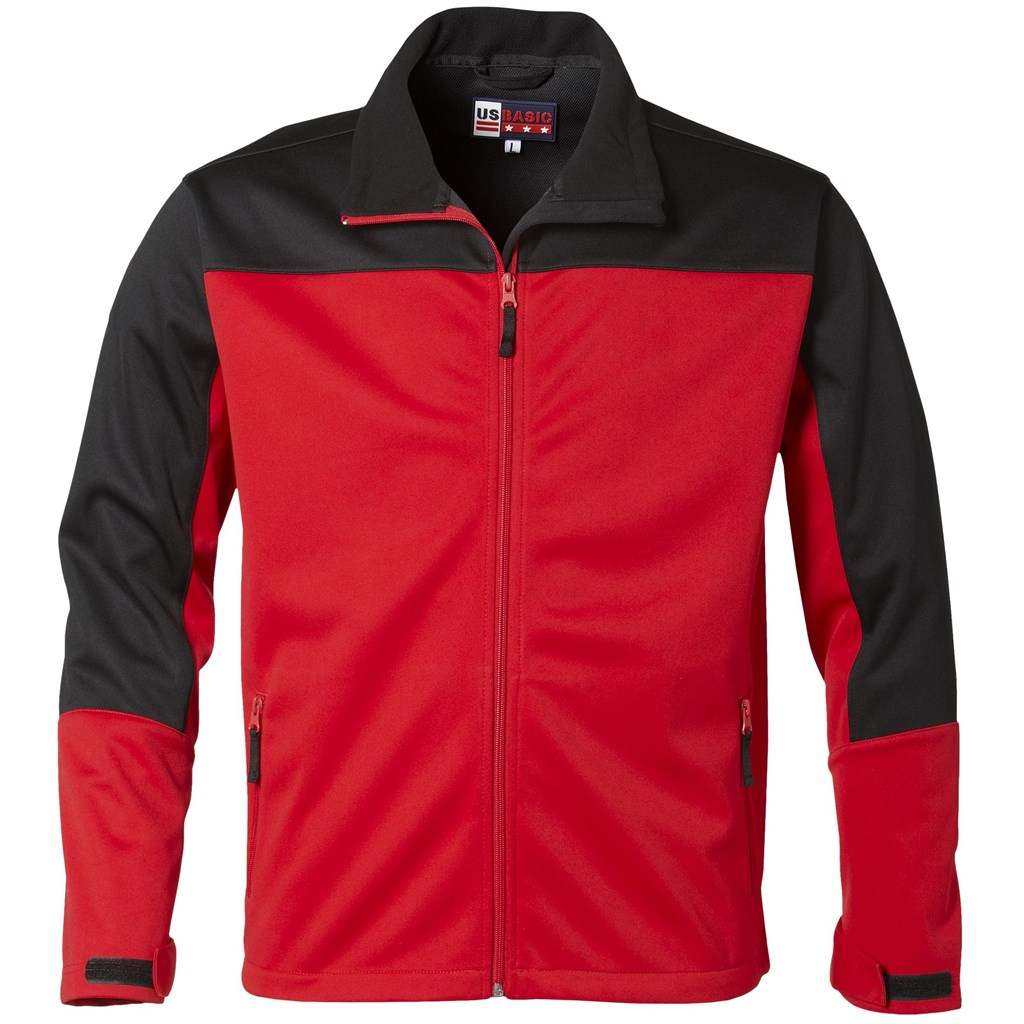 Mens Attica Softshell Jacket - Red