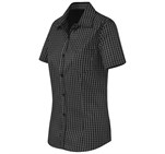 Ladies Short Sleeve Aston Shirt Black