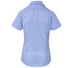 Ladies Short Sleeve Aston Shirt Light Blue