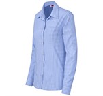 Ladies Long Sleeve Aston Shirt Light Blue