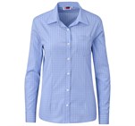 Ladies Long Sleeve Aston Shirt Light Blue