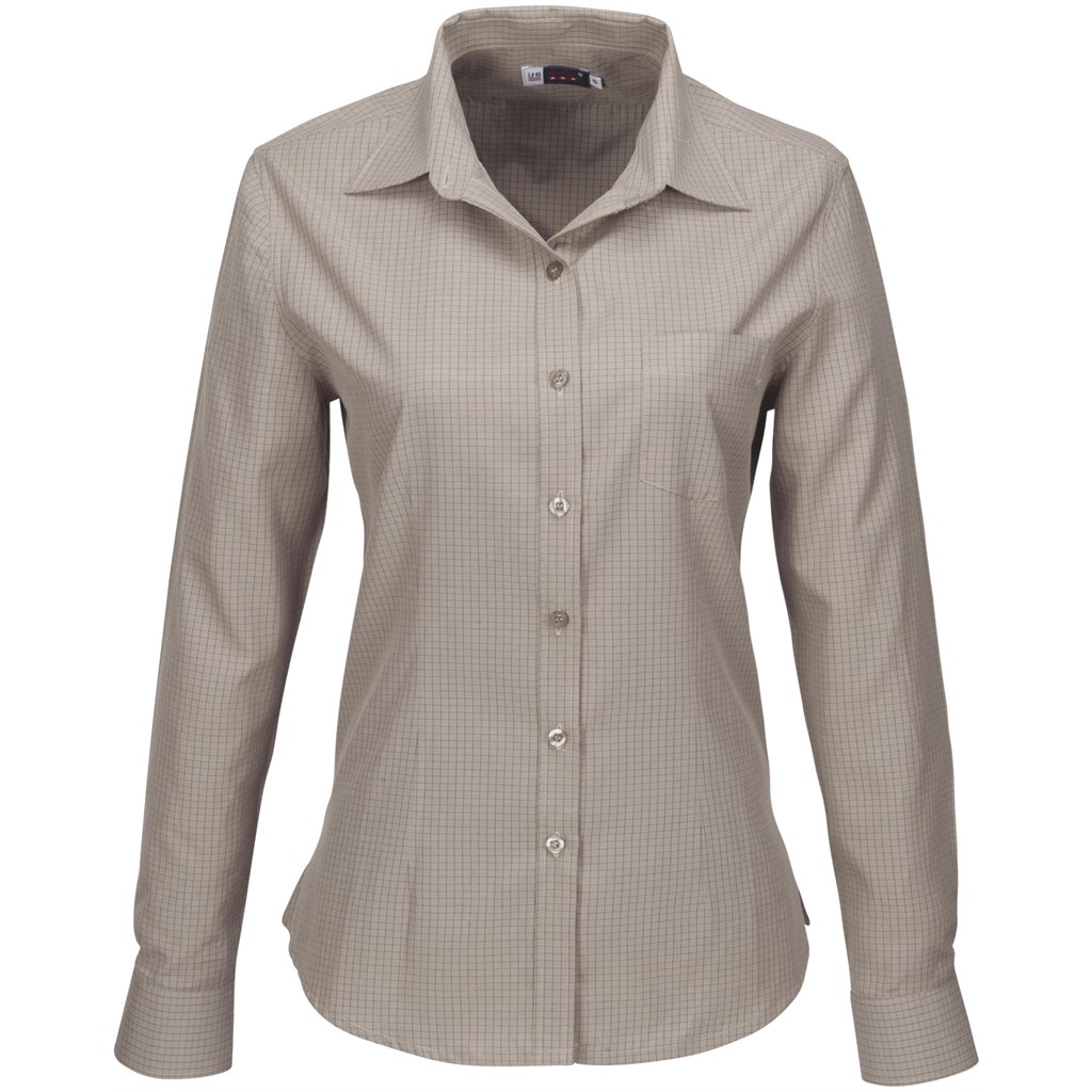 Ladies Long Sleeve Huntington Shirt - Khaki