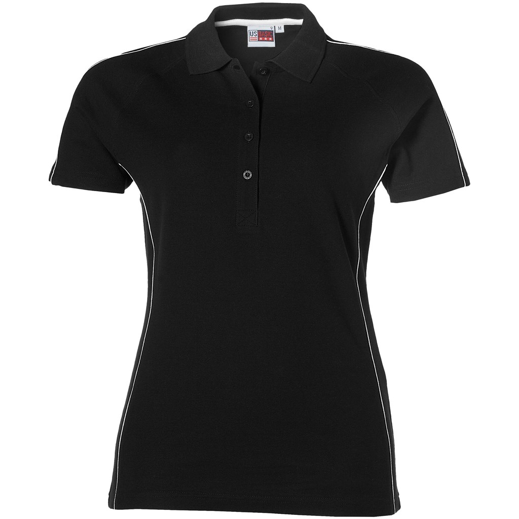 Ladies Pontiac Golf Shirt - Black