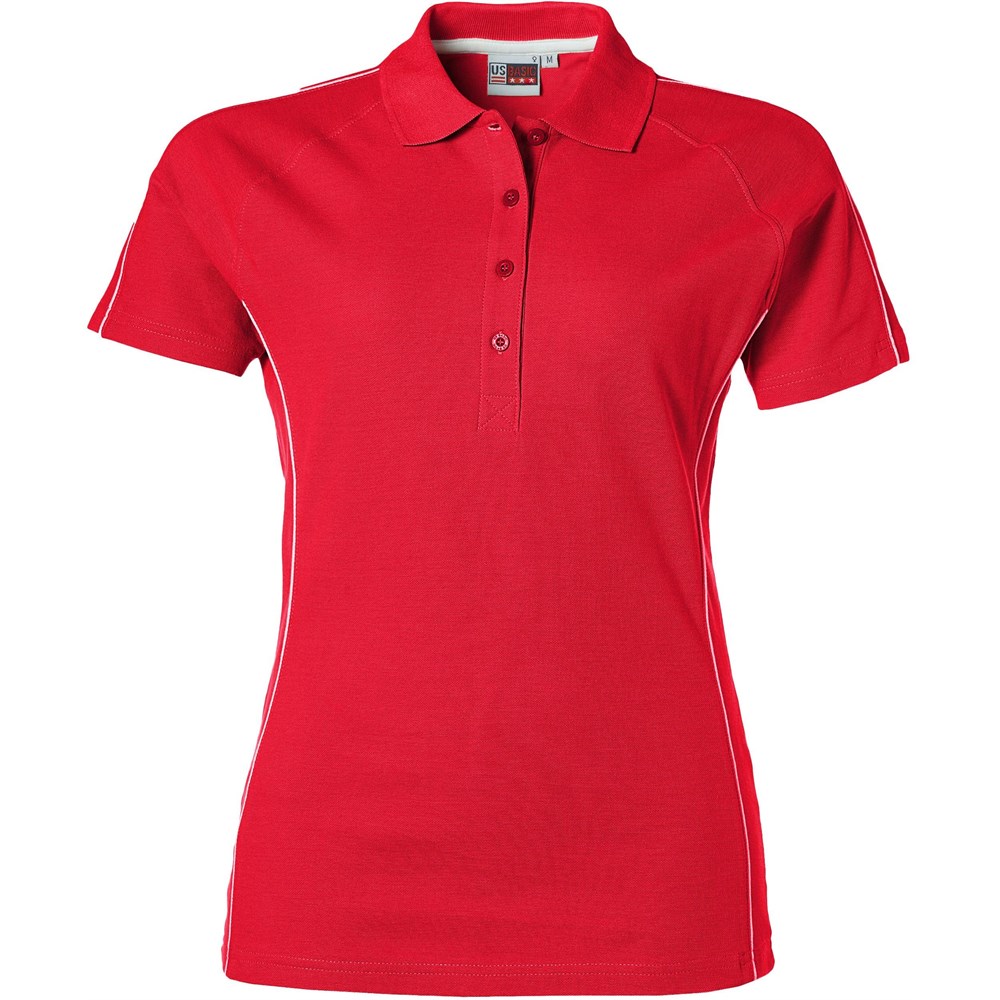Ladies Pontiac Golf Shirt - Red