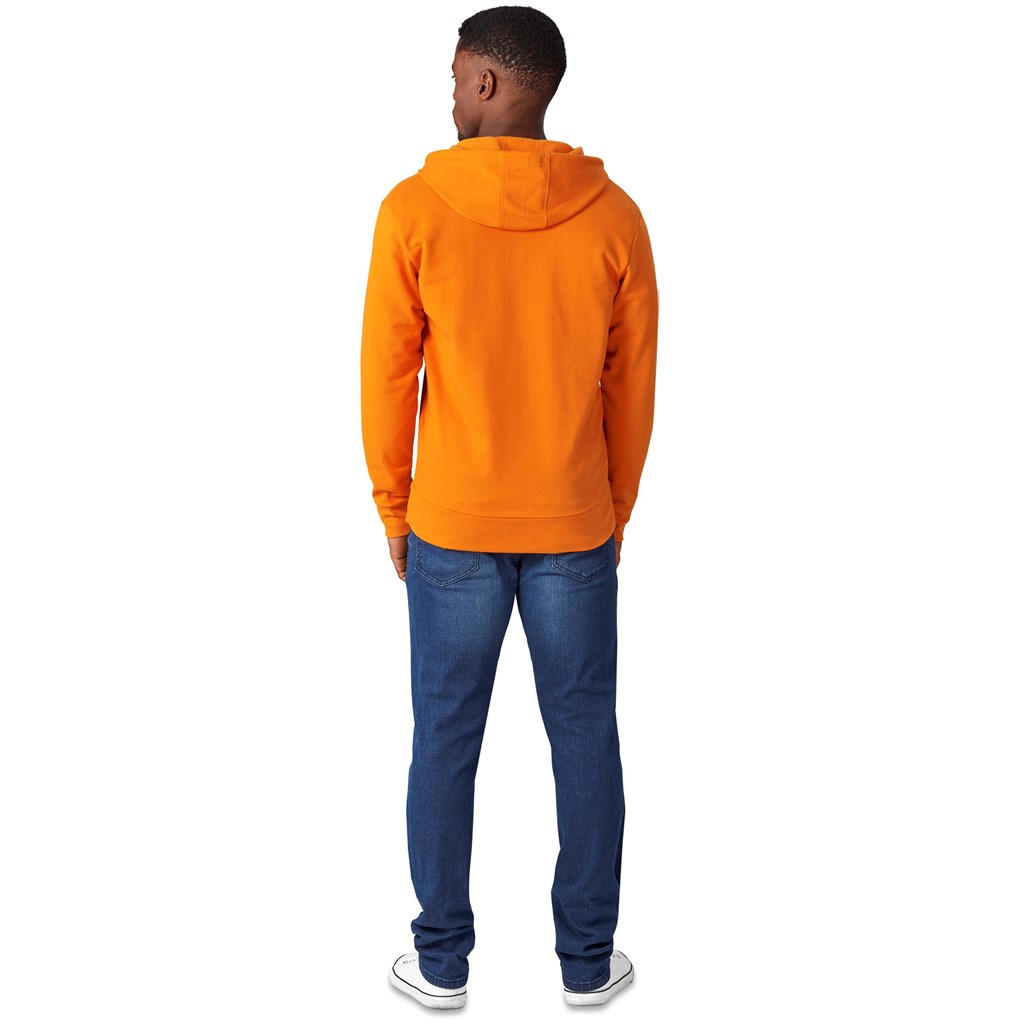 Mens Bravo Hooded Sweater - Orange