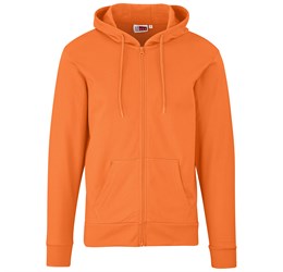 Mens Bravo Hooded Sweater - Orange