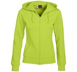 Ladies Bravo Hooded Sweater - Lime