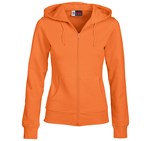 Ladies Bravo Hooded Sweater - Orange