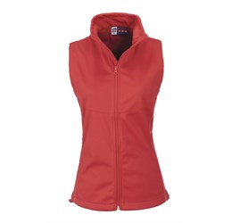 Ladies Cromwell Softshell Bodywarmer - Red