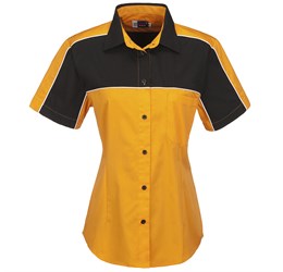 Ladies Daytona Pitt Shirt - Orange