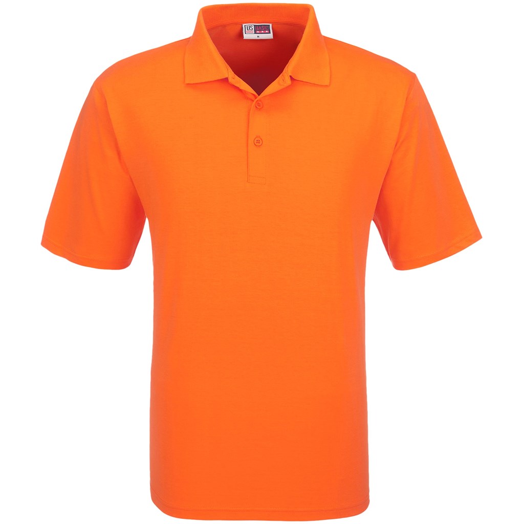 Mens Cardinal Golf Shirt - Orange