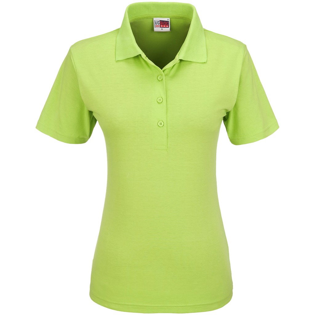 Ladies Cardinal Golf Shirt - Lime