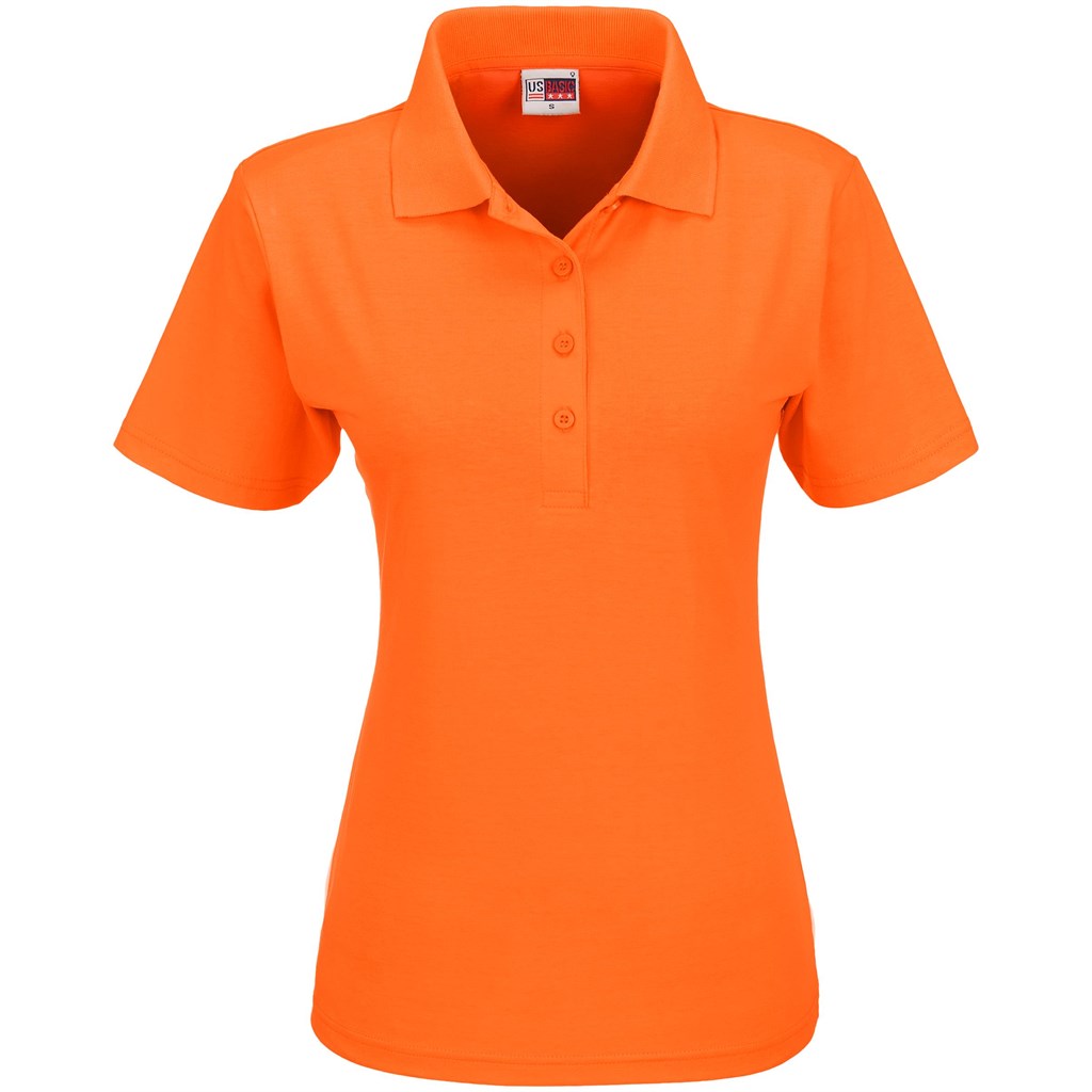 Ladies Cardinal Golf Shirt - Orange