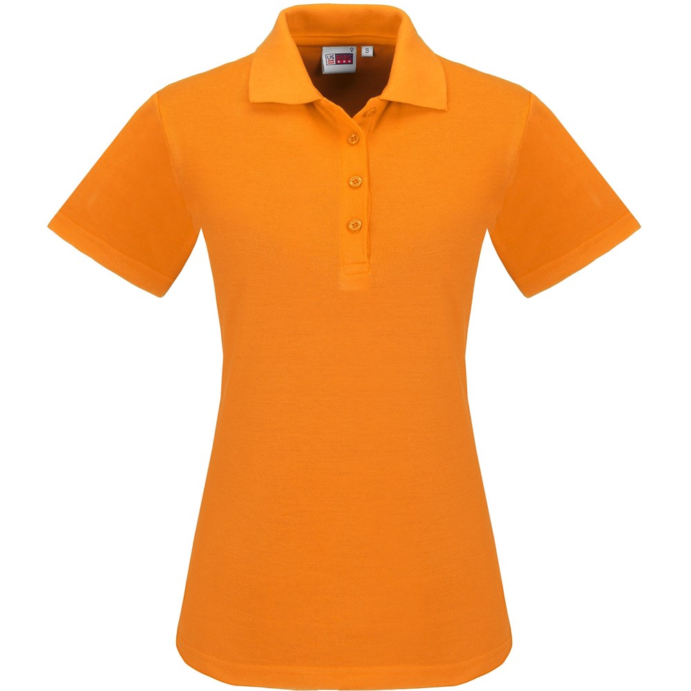 Ladies Elemental Golf Shirt - Orange