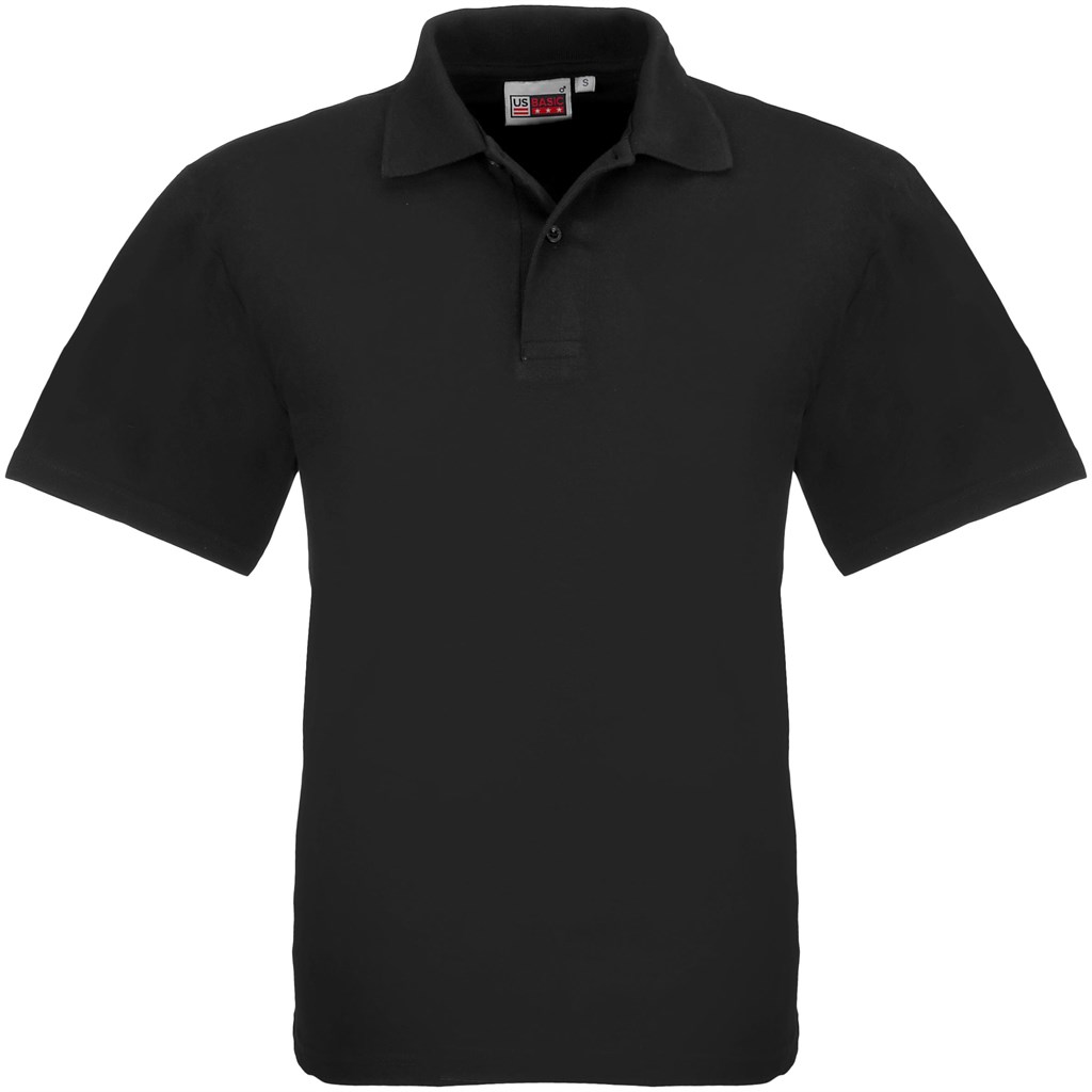 Kids Elemental Golf Shirt – Black
