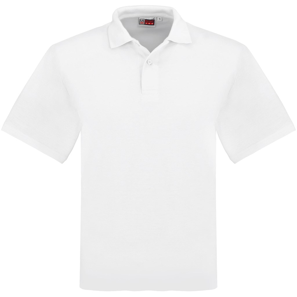 Kids Elemental Golf Shirt – White