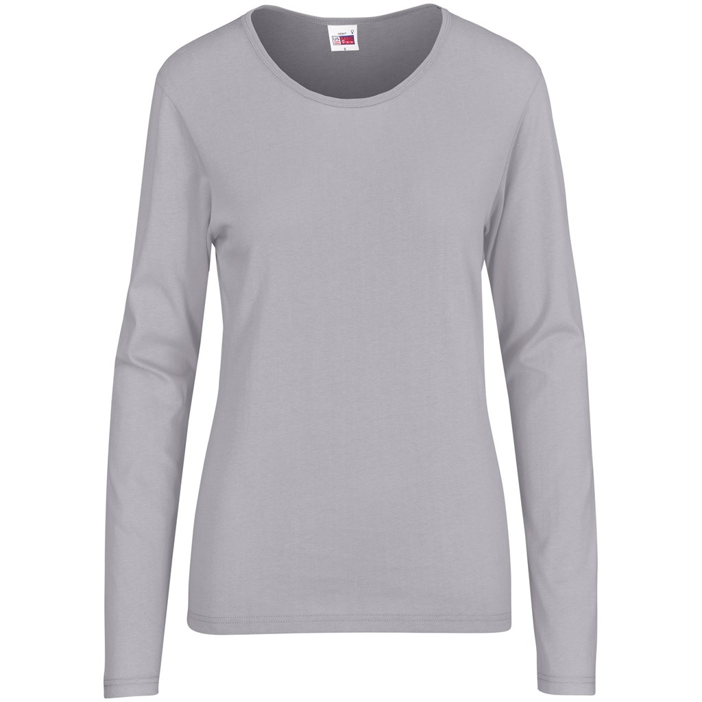 Ladies Long Sleeve Portland T-Shirt | BAS-7750 | Amrod