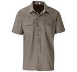 Mens Short Sleeve Wildstone Shirt Khaki