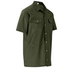 Mens Short Sleeve Wildstone Shirt Military Green