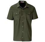 Mens Short Sleeve Wildstone Shirt Military Green