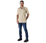 Mens Short Sleeve Wildstone Shirt BAS-7760_BAS-7760-ST_MOFR141-LOGO