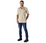 Mens Short Sleeve Wildstone Shirt BAS-7760-ST_MOFR141-LOGO