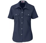 Ladies Short Sleeve Wildstone Shirt Navy