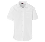 Mens Short Sleeve Milano Shirt White