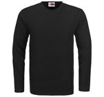Mens Long Sleeve Portland T-Shirt Black