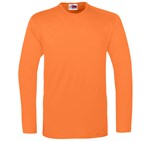 Mens Long Sleeve Portland T-Shirt Orange