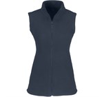 Ladies Yukon Micro Fleece Bodywarmer - Navy