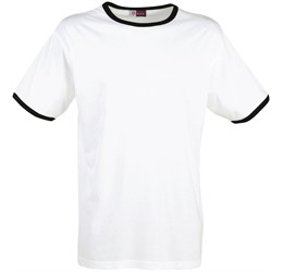 Mens Adelaide Contrast T-Shirt - Black