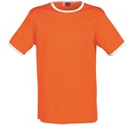 Mens Adelaide Contrast T-Shirt - Orange