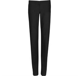 Ladies Cambridge Flat Front Pants - Black