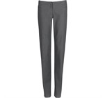 Ladies Cambridge Flat Front Pants - Grey