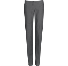 Ladies Cambridge Flat Front Pants - Grey