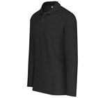 Mens Long Sleeve Elemental Golf Shirt Black