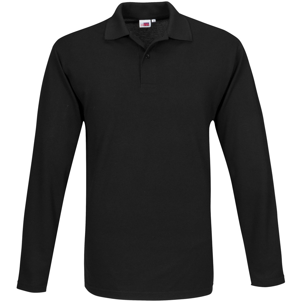 Mens Long Sleeve Elemental Golf Shirt | BAS-8030 | Amrod