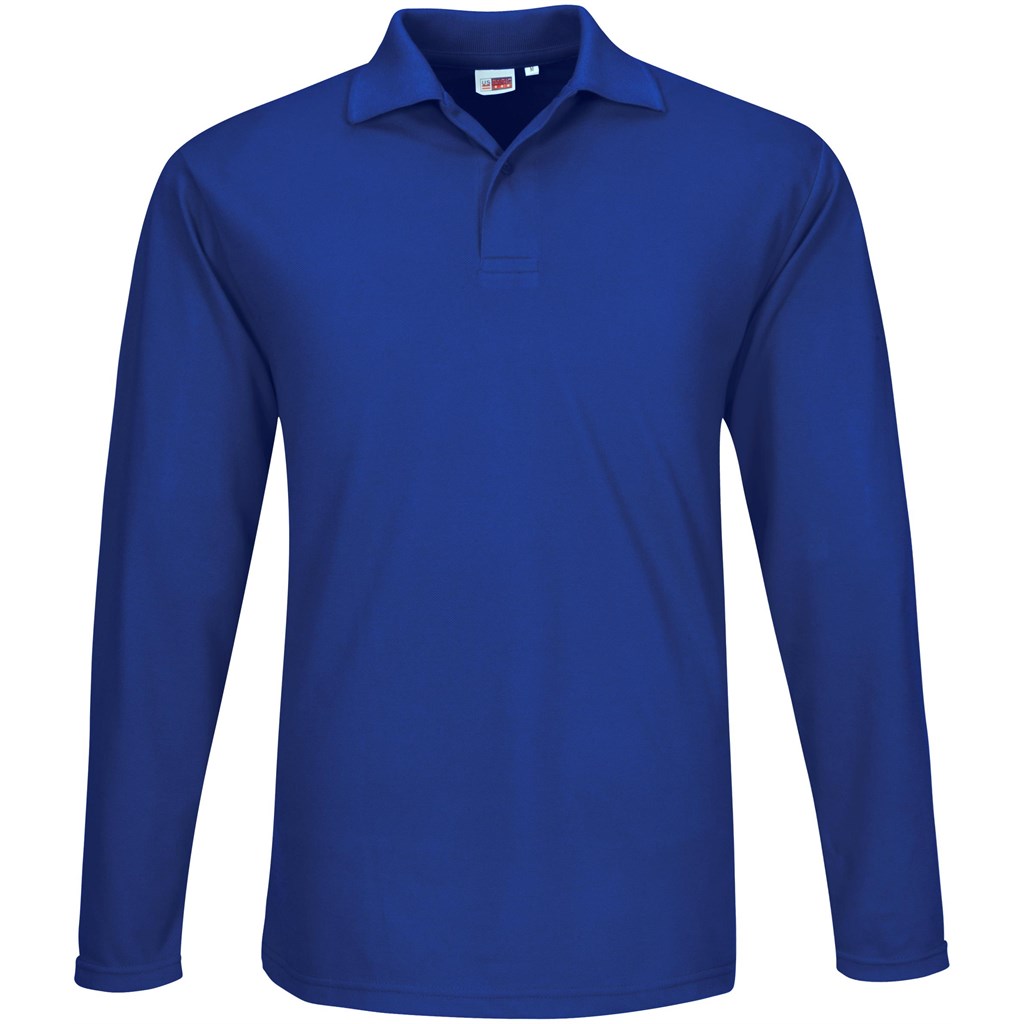 Mens Long Sleeve Elemental Golf Shirt | BAS-8030 | Amrod